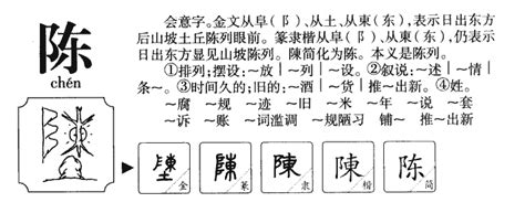 陈的五行